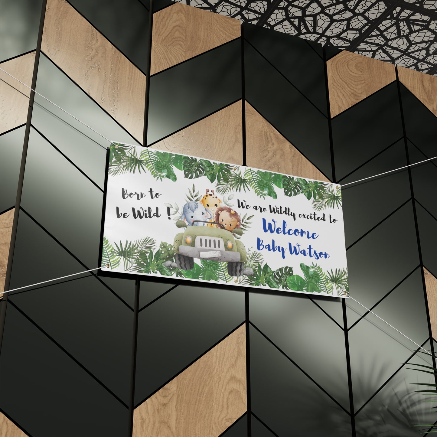 Welcome Baby Watson Banner 1