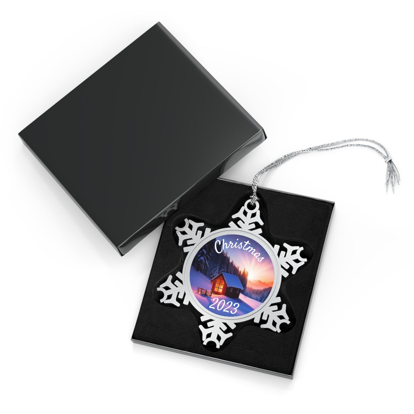Pewter Snowflake Ornament - Christmas 2023
