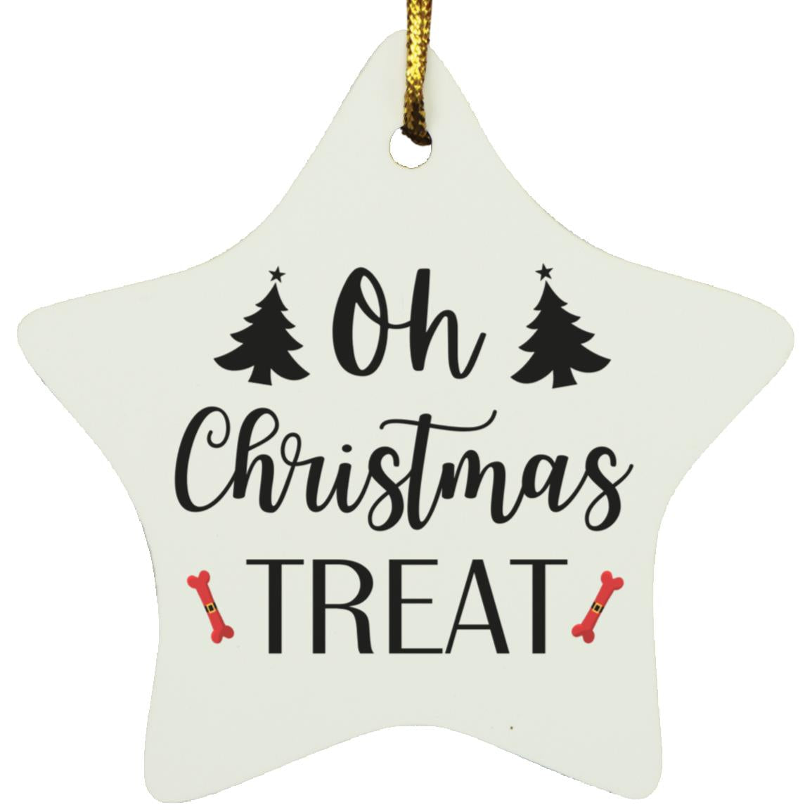 Oh Christmas Treat Star Ornament