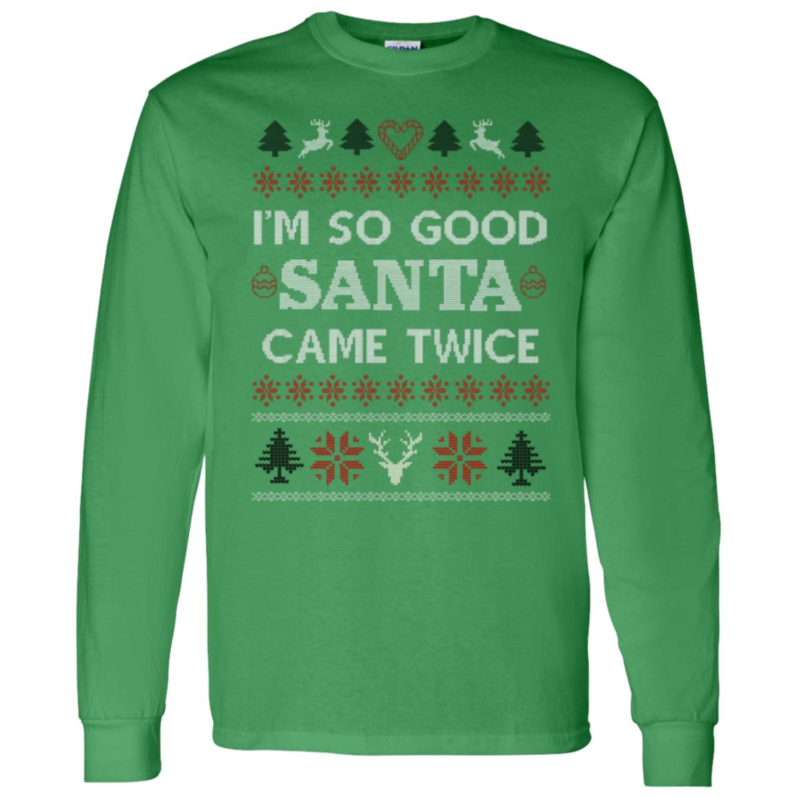 Ugly Christmas Tshirt for Her - Green