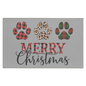 Merry Christmas Paws - Indoor Doormat