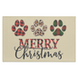Merry Christmas Paws - Indoor Doormat