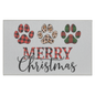 Merry Christmas Paws - Indoor Doormat