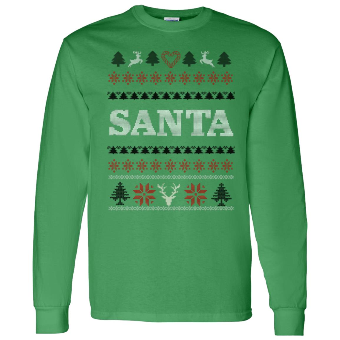 Ugly Christmas Tshirt for Him - Green