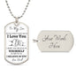 Son - Believe In Yourself - Luxury Dog Tag