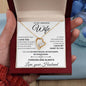 To My Amazing Wife - Heart Necklace