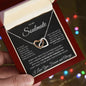To My Soulmate - Interlocking Hearts Necklace