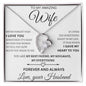 To My Amazing Wife - Heart Necklace