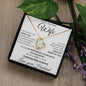 To My Amazing Wife - Heart Necklace