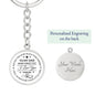 To My Dad - Always Your Little Girl - Keychain