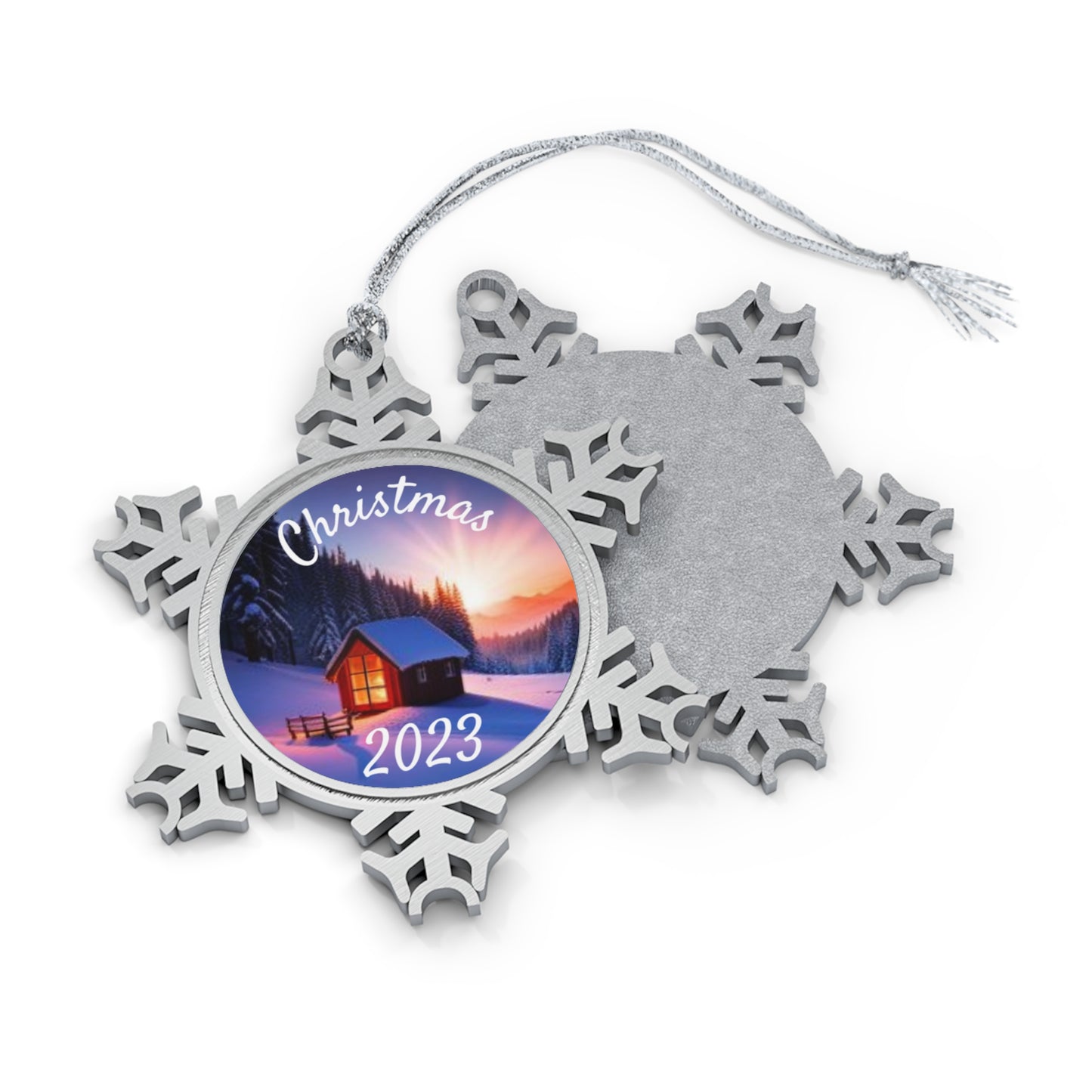 Pewter Snowflake Ornament - Christmas 2023