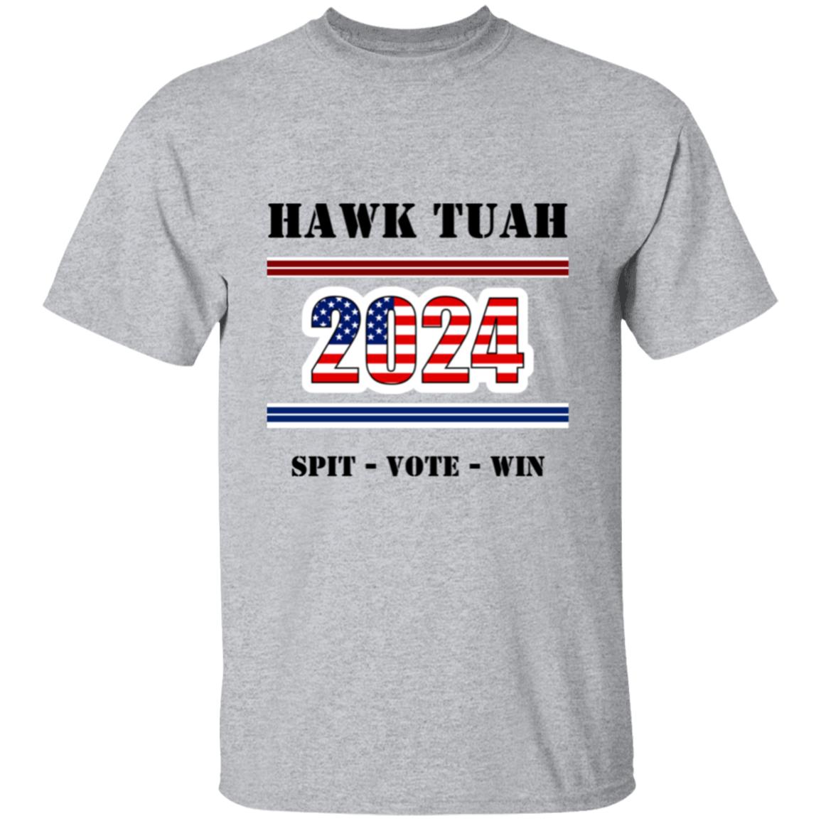 Hawk Tuah - 2024 - Spit, Vote, Win - T-shirt